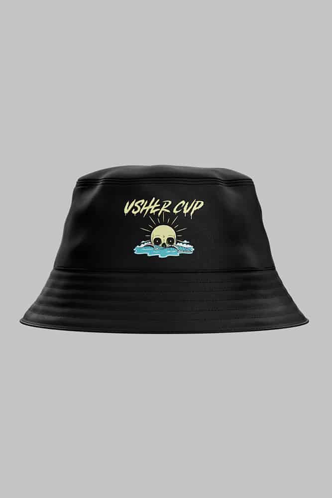 Black Skeleton Sunrise Set Bucket Hat